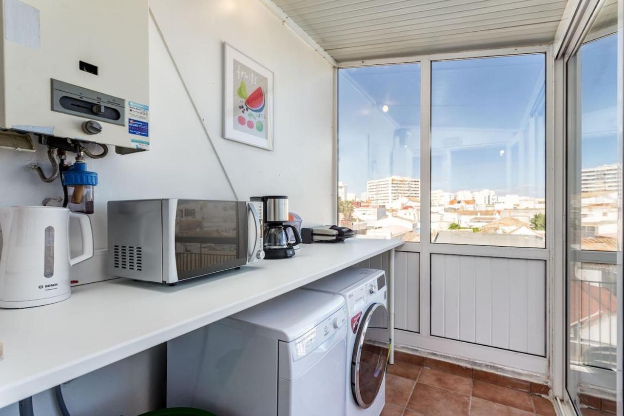 Marina Penthouse Faro Center Lägenhet Exteriör bild